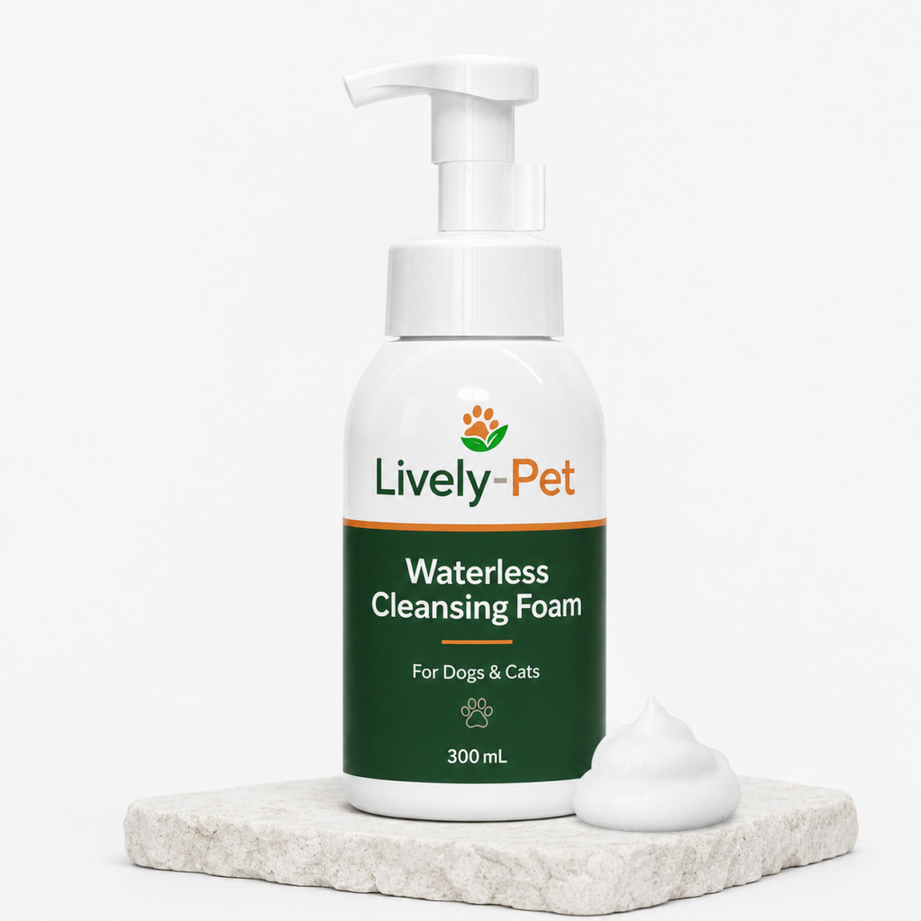 Hersteller von wasserlosem Haustier-Shampoo – Schaumflasche als Eigenmarkenprodukt